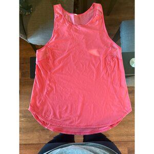 lululemon Pink Sleeveless Sculpt Tank Top
